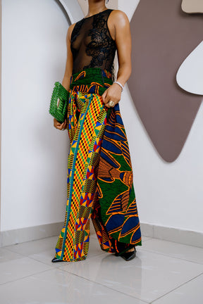 Ogbommili Patchwork Pants Skirt