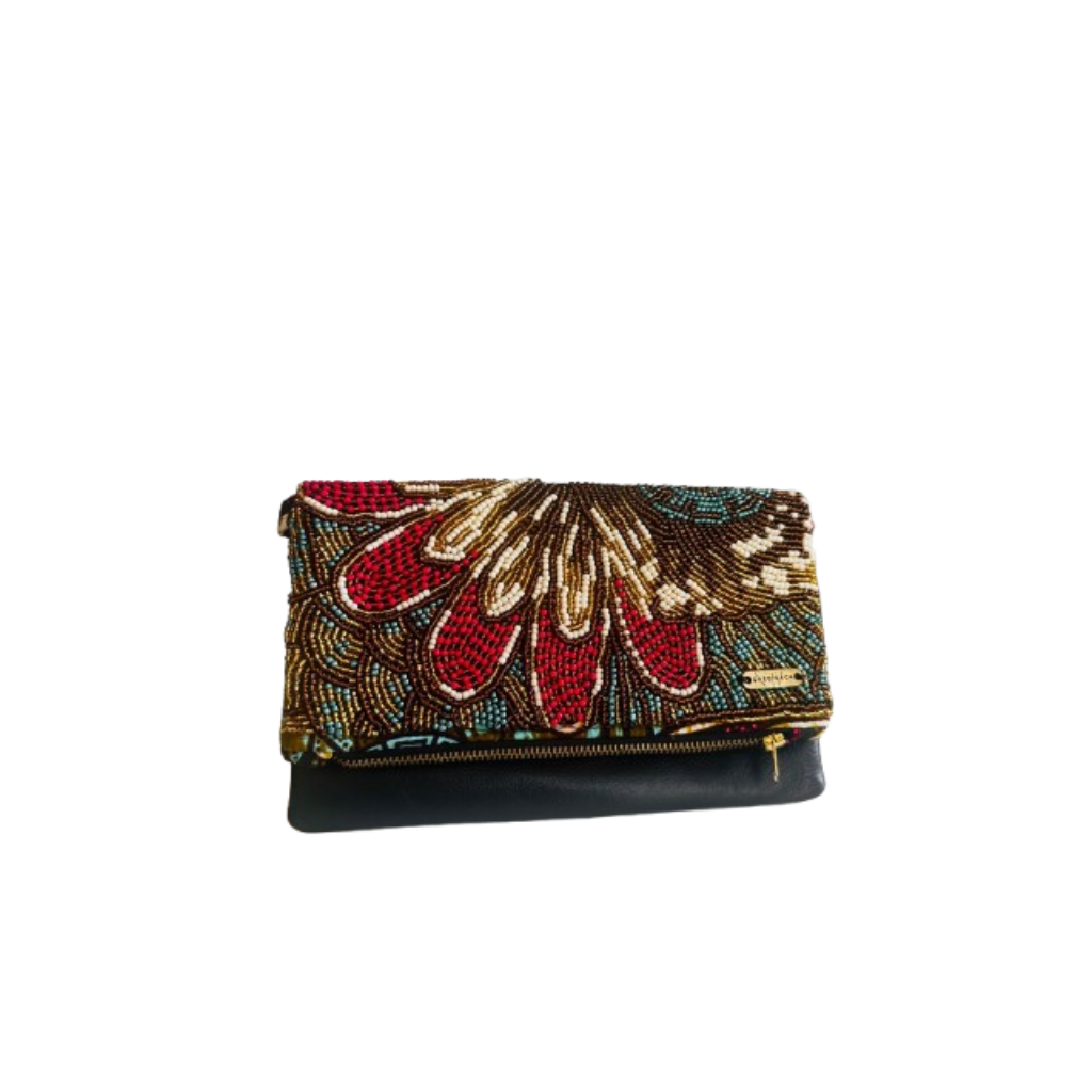 Lotus Pod| Embellished Luxury Clutch Bag