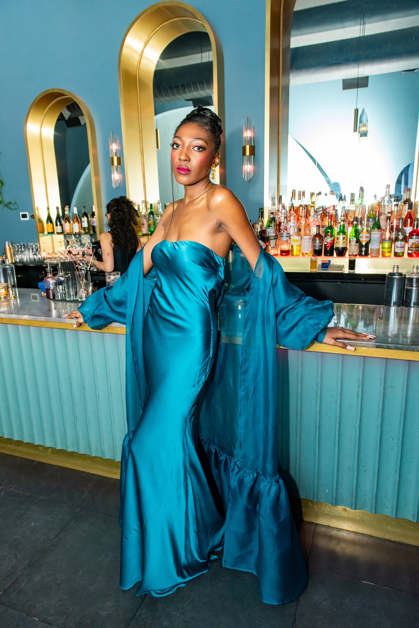 Grace Silk Organza Robe