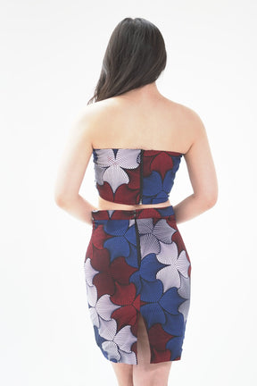 Chika Crop Top and Skirt Set