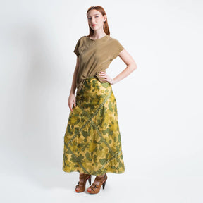 Harriet Midi Parachute Skirt-Camo