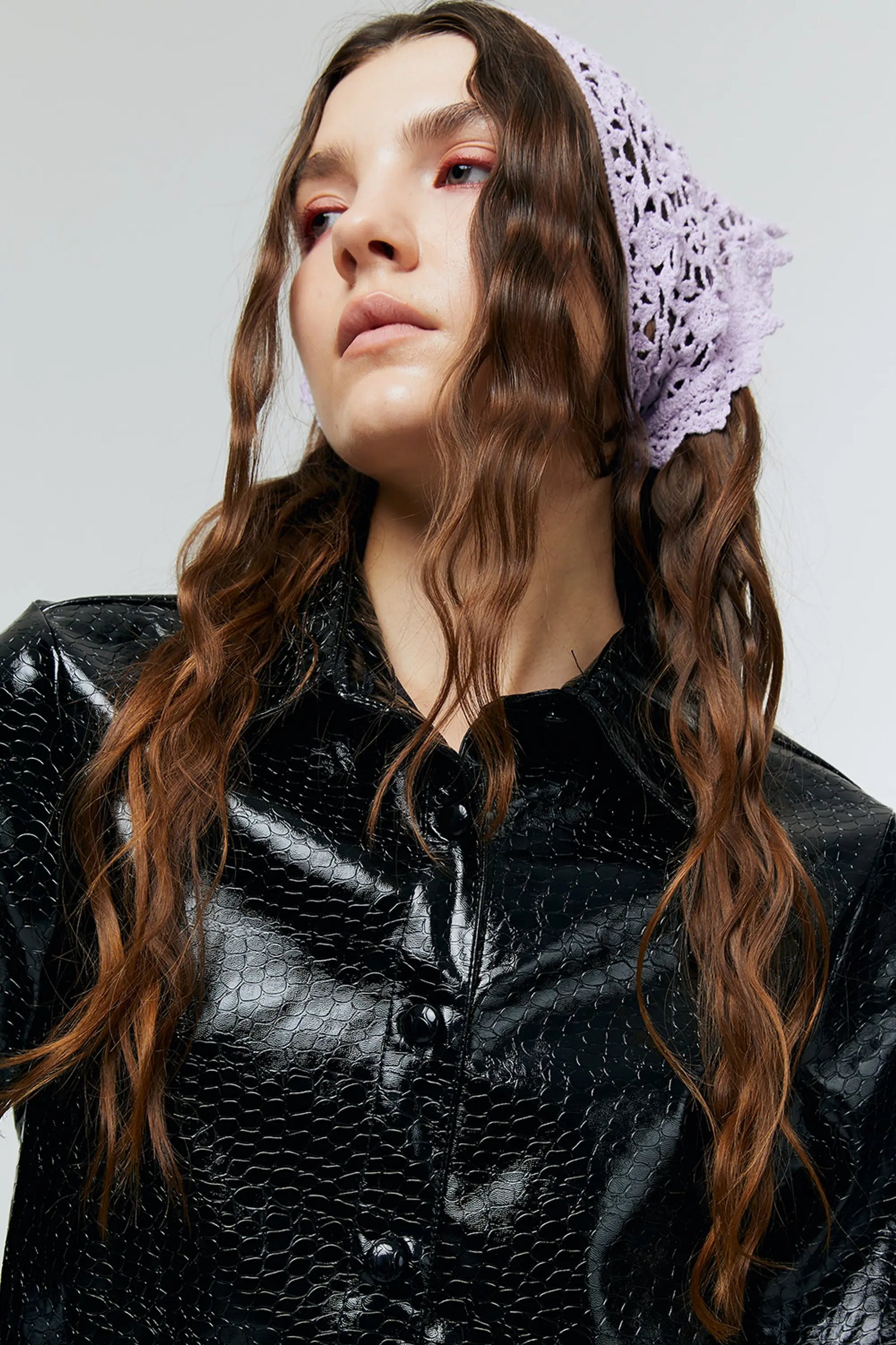 NOIR CROC STATMENT SHIRT