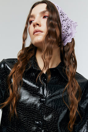 NOIR CROC STATMENT SHIRT