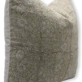 Floral DesignThick Linen Cushion Cover - Manikarnika