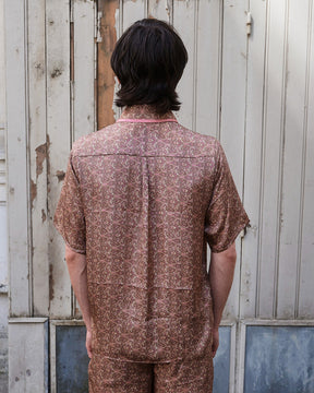 Paisley Motif Short Sleeve Shirt
