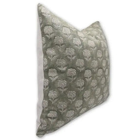 Indian  Block Design Print Thick Linen Pillow Cover- Rohini