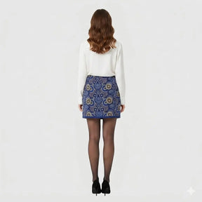 Praia Ornate Jacquard Skirt