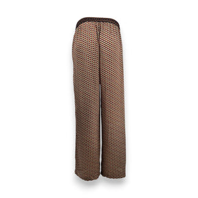 Embossed Botanic Crepe Pant - Copper