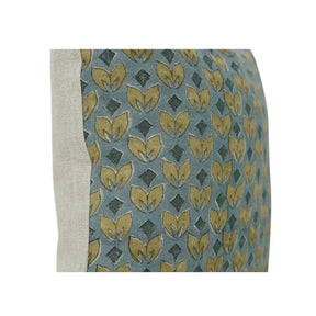 Premium Hand Block Printed Thick Linen Cushion Cover - Titli