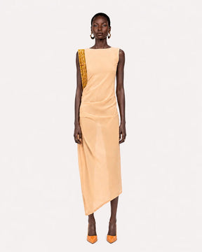 The Aurelia Beaded Silk Chiffon Gown