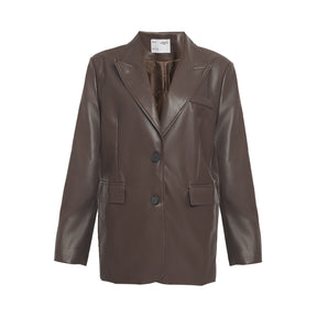 CLASSIC LEATHER BLAZER