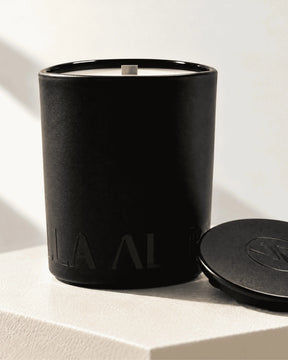 Limpopo Peach Scented Candle With Wood Wick