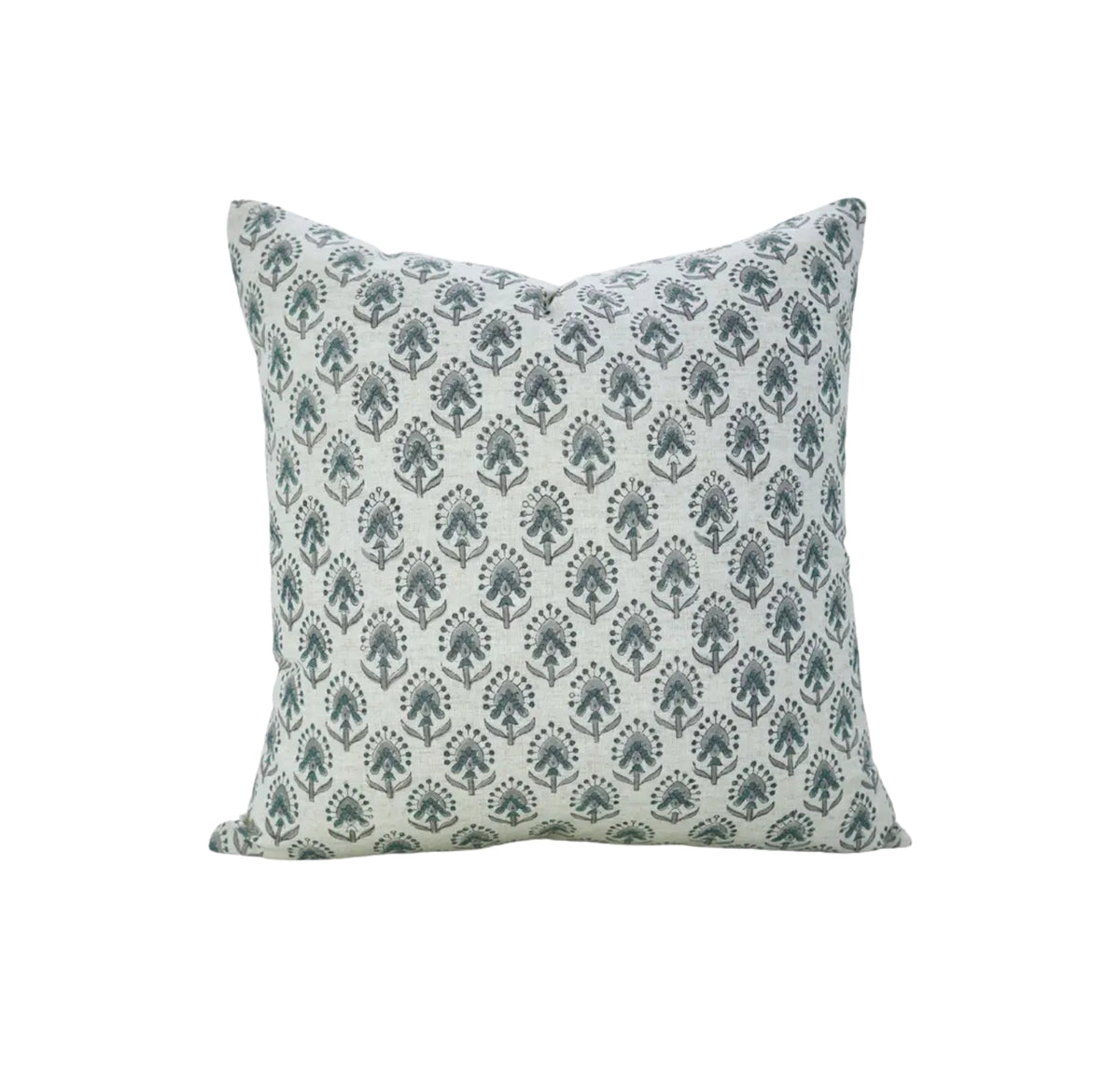 Handcrafted Hand Block Print Design Viscose Linen Pillow Cover- Gurukul