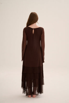 CHAPOLA Dress Marron