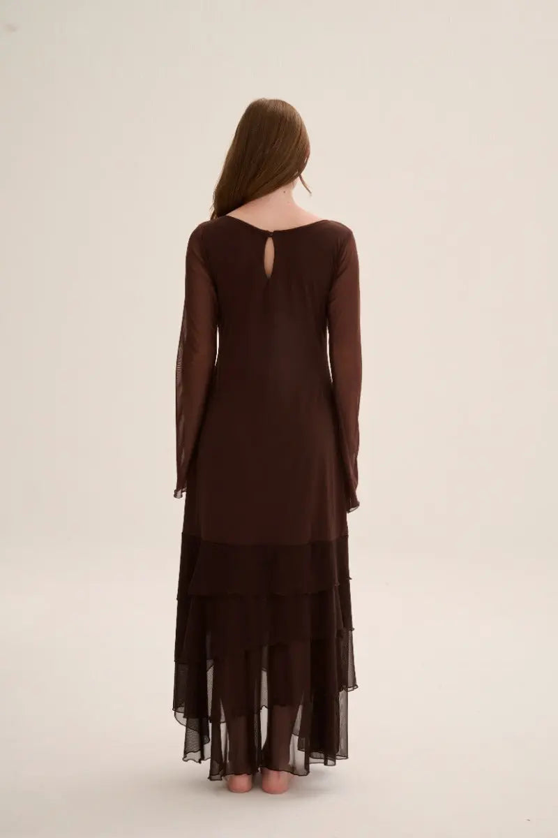 CHAPOLA Dress Marron