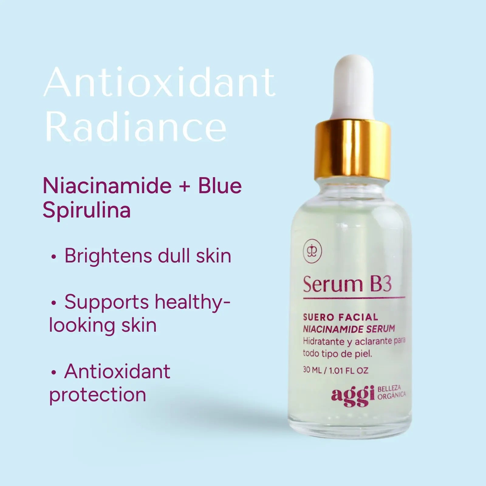 B3 Radiance Niacinamide & Spirulina Brightening Face Serum