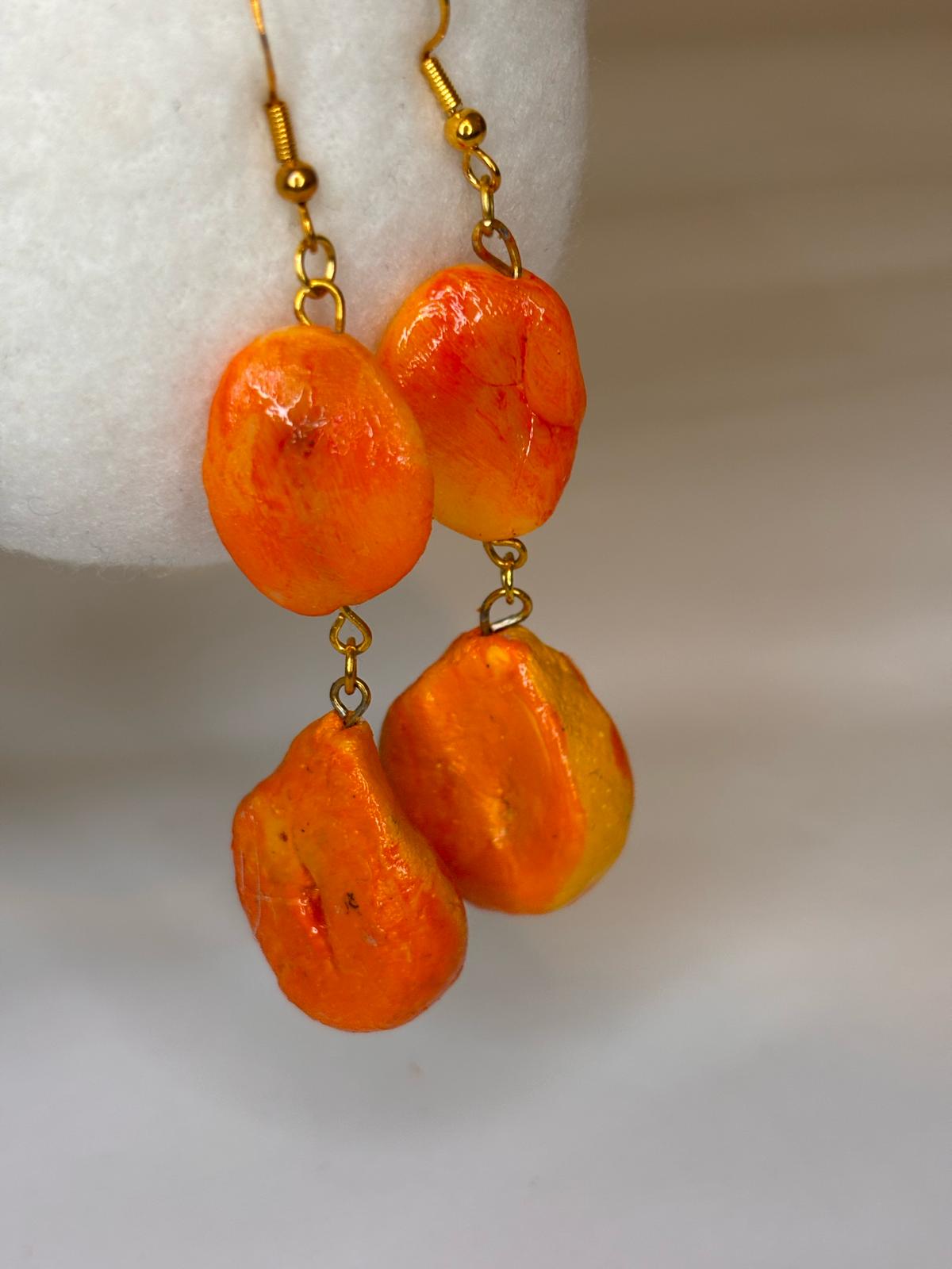 Adore Porcelain-effect Earrings - Hand-sculpted Design