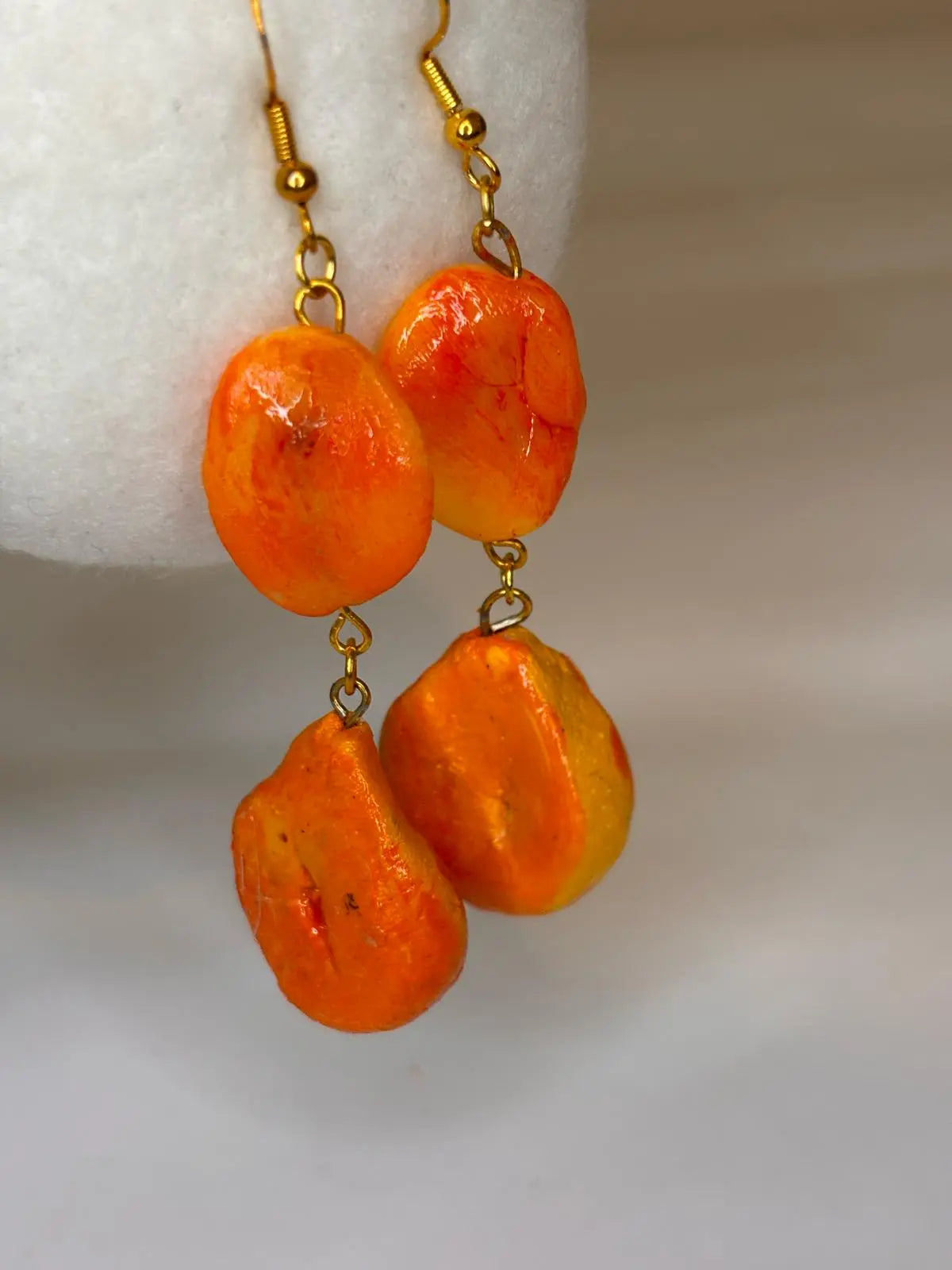 Adore Porcelain-effect Earrings - Hand-sculpted Design