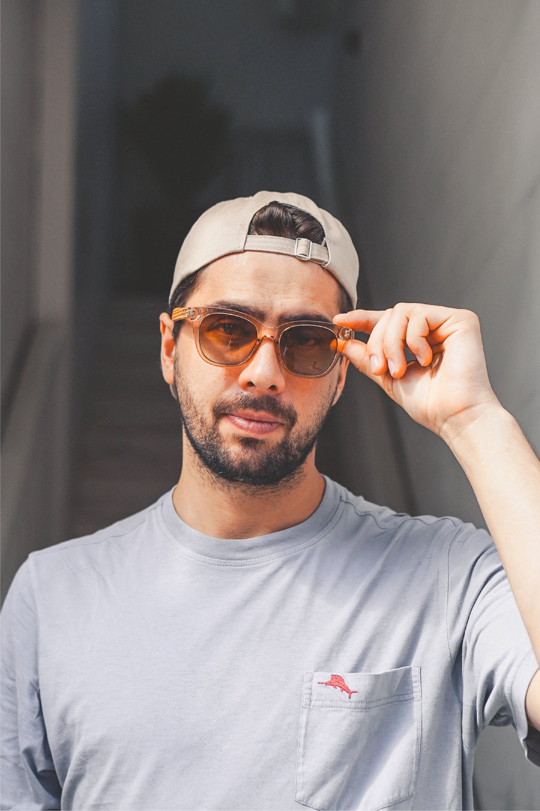 Caramel Brown Gradient Sunglasses - INTI