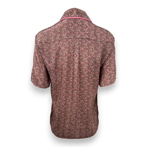 Paisley Motif Short Sleeve Shirt