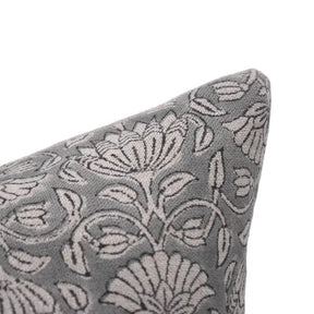 Handmade Block Print Thick Linen Pillow Cover - Ulta Kamal