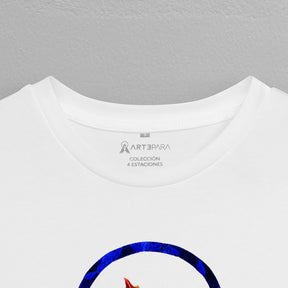 Winter Hand-Embroidered Organic Cotton T-Shirt