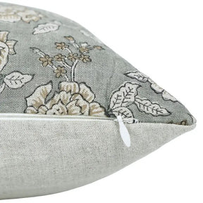 Stylish Handmade Block Print Pure Linen Pillow Cover- Rameshwaram