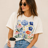 Wildflower Garden Botanical Graphic Tee
