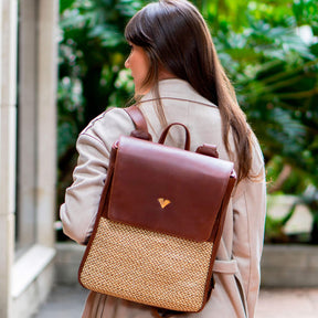 Brown  Leather Elite Laptop Backpack – Handmade Work Backpack with Pockets, Luxury Leather Bag