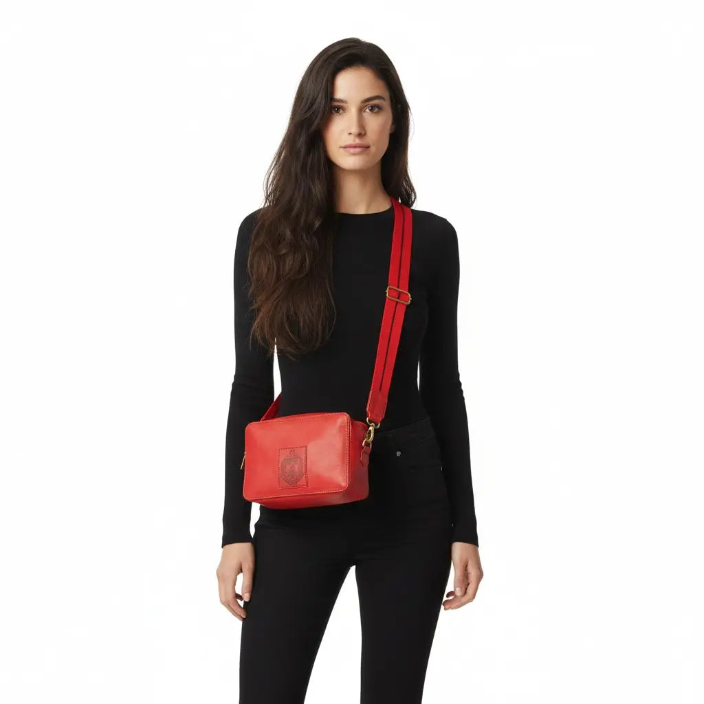 Delta Sigma Theta Red Camera Bag