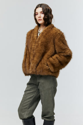 CAMILLE FAUX FUR JACKET