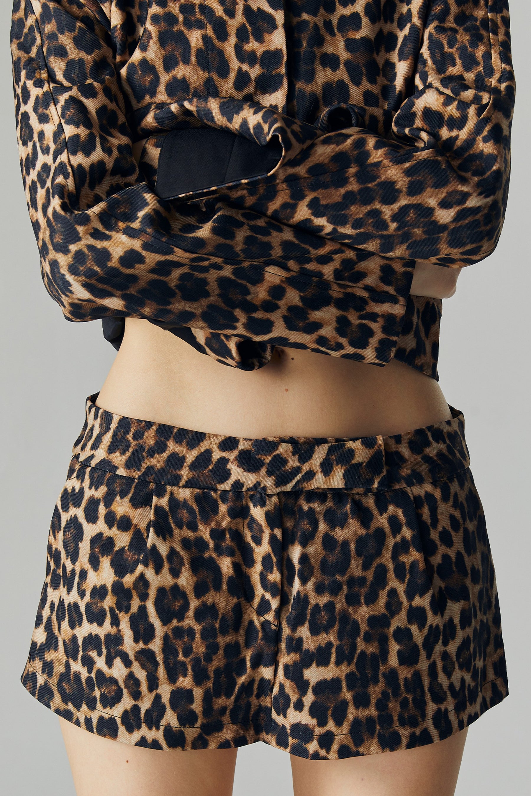 Livia Leopard Skort