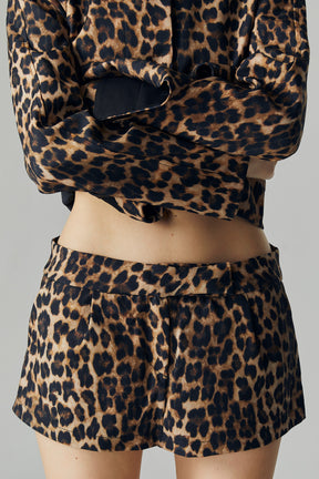 Livia Leopard Skort