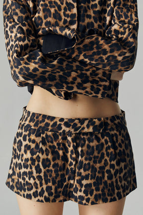 Livia Leopard Skort