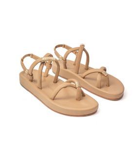 Flora Platform Crossover Sandal