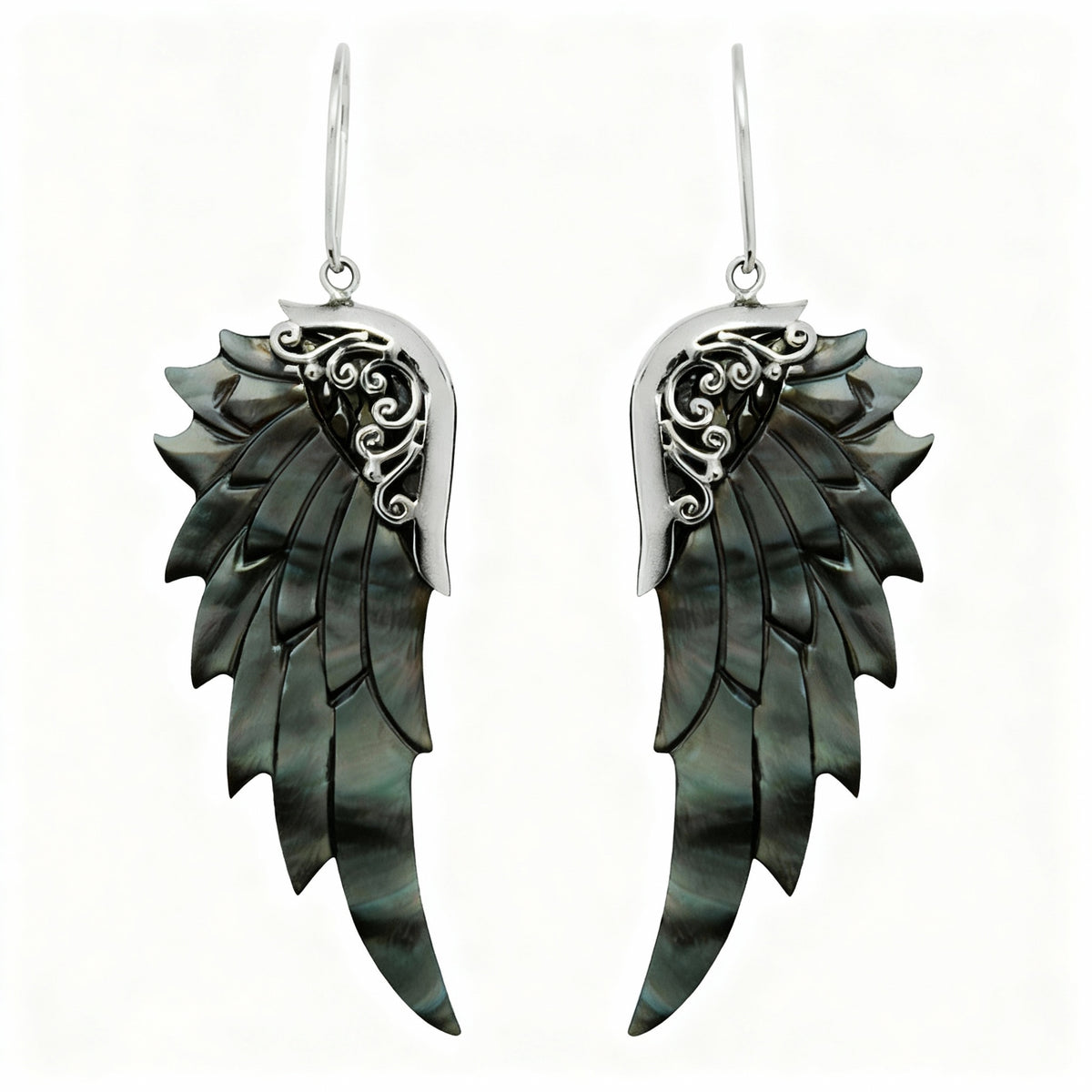 Midnight Earrings (Small, Sterling Silver)