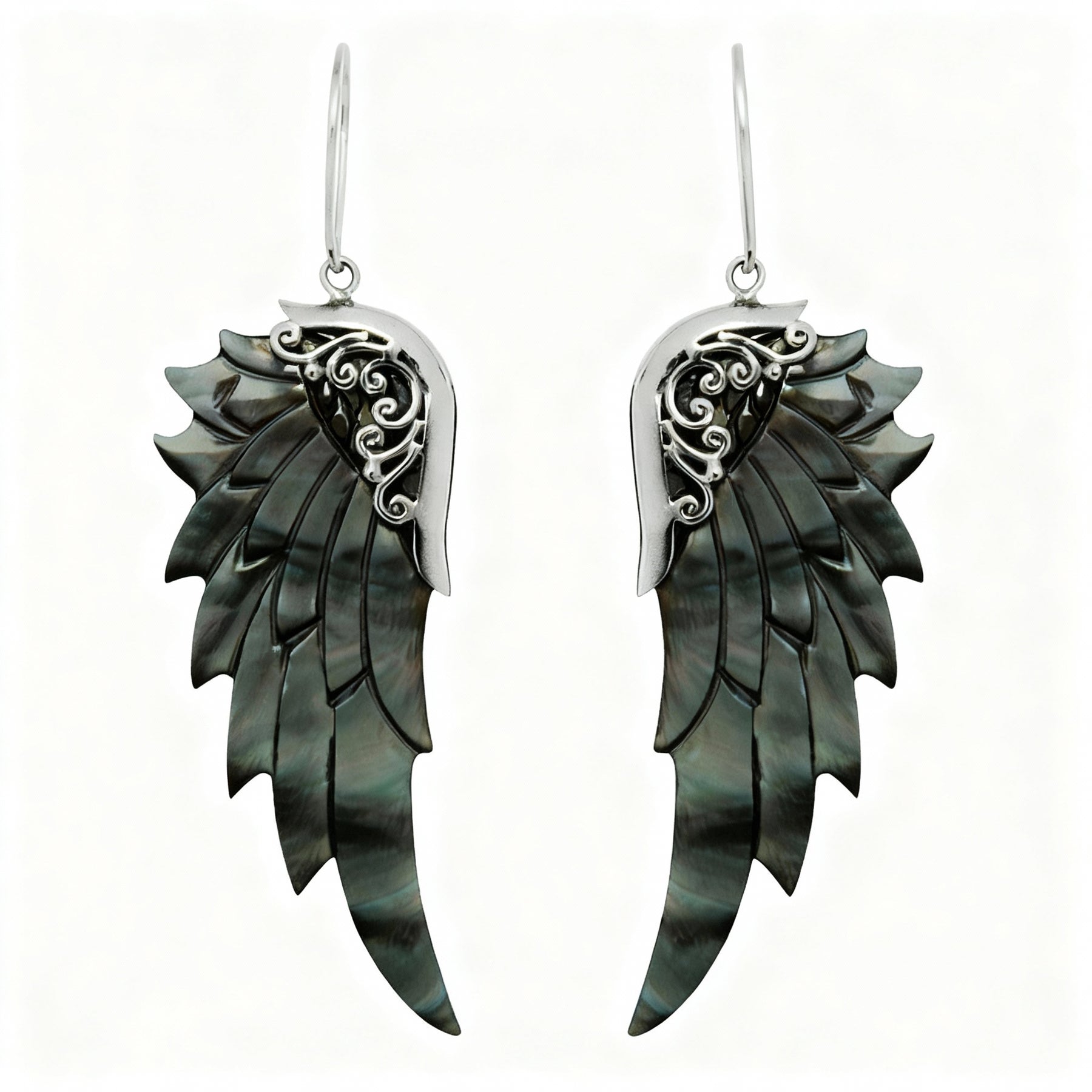 Midnight Earrings (Small, Sterling Silver)