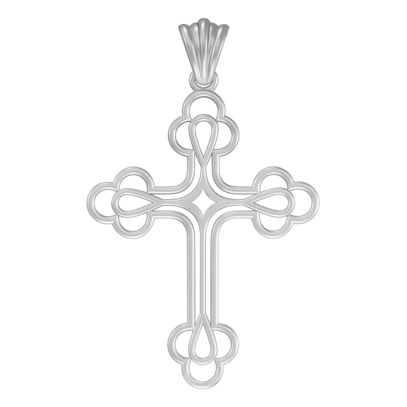 THE “BILLIE” CROSS PENDANT - SILVER