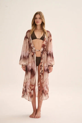 KIMONO Dress Print Cafe