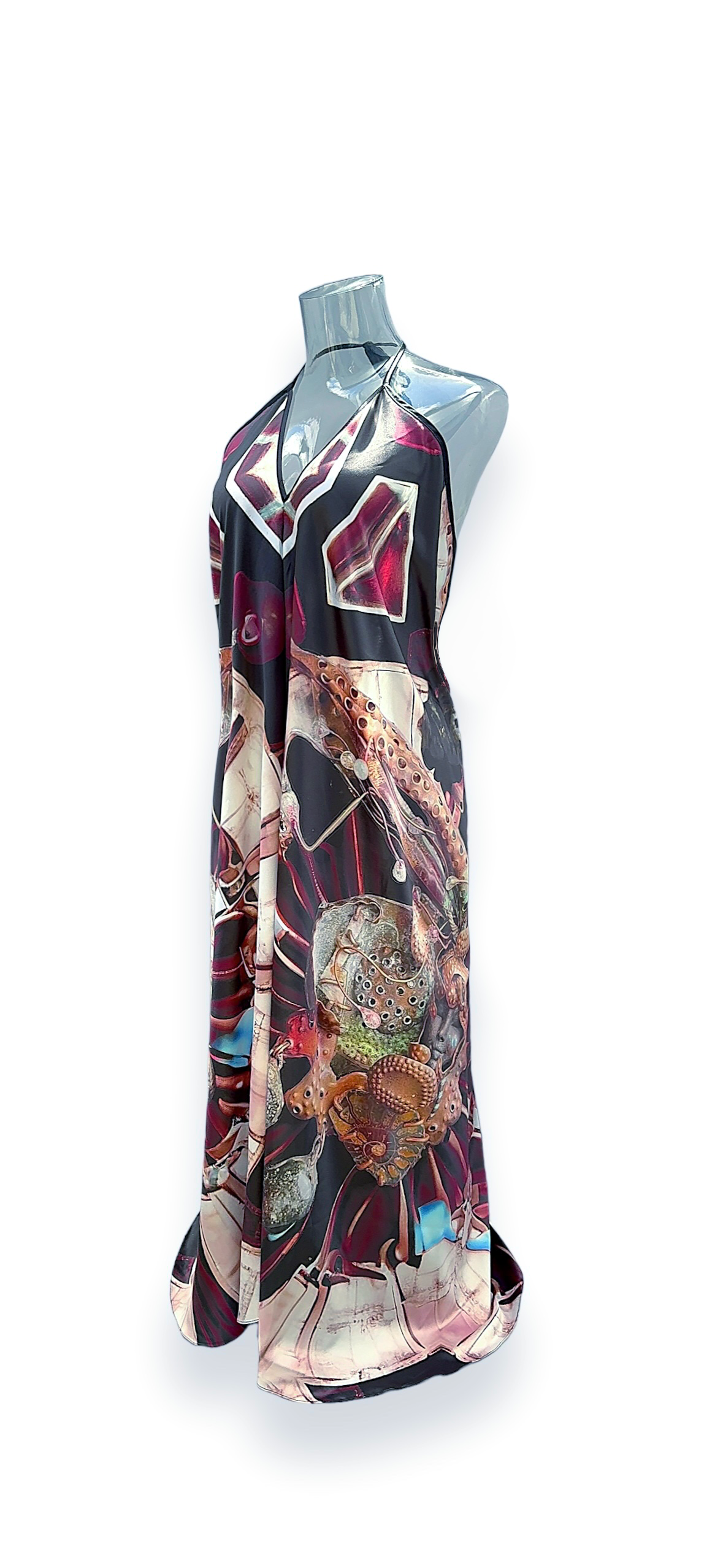 Machina Afrofuturism Halter Dress