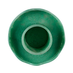 Scallop Resin Cake stand, Green- 9.5x4.5 Inches