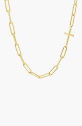 Chain Breaker Cross Necklace