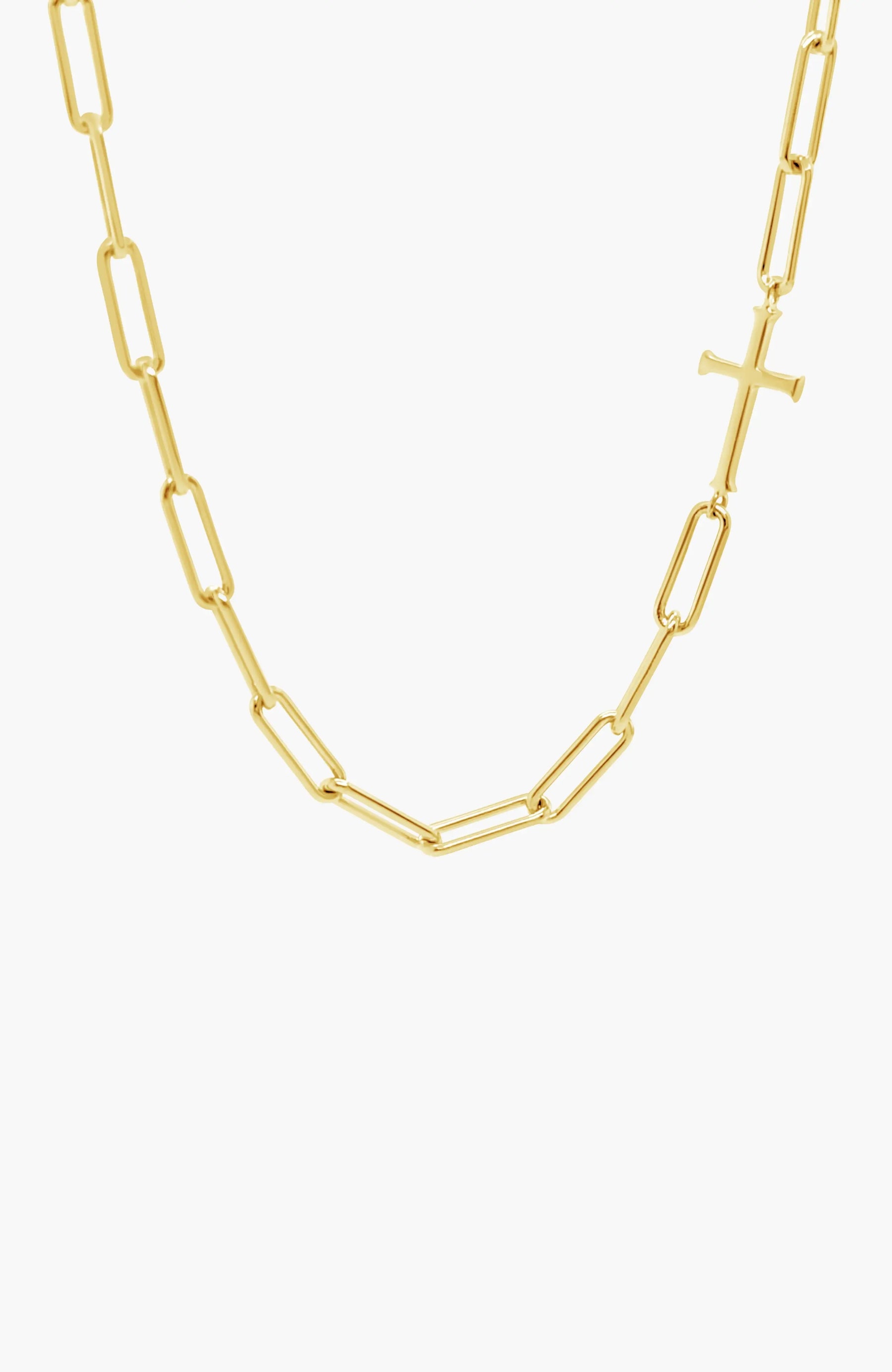 Chain Breaker Cross Necklace