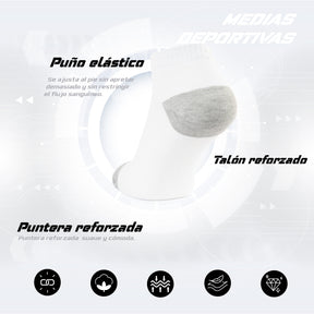 PACK DE 3 MEDIA TOBILLERA