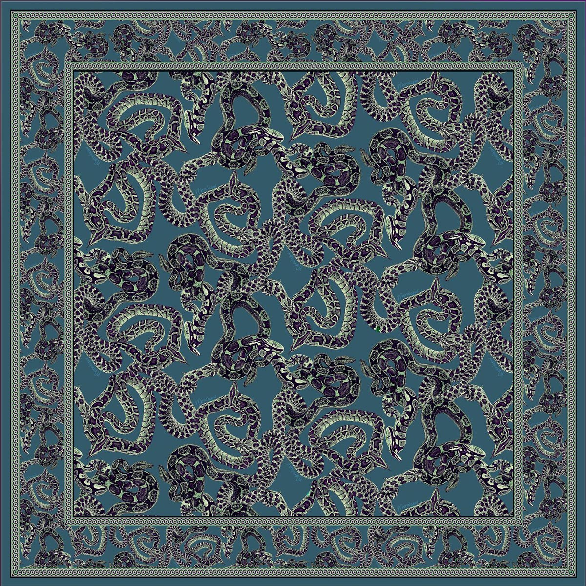 Silk Snake Scarf - Large