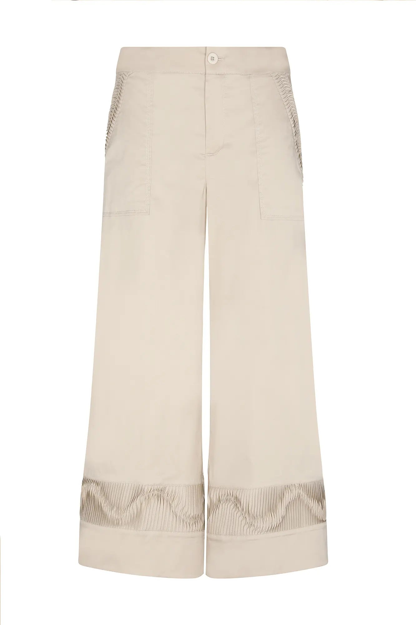 Viena Sculptural Hem Trouser | Pristine