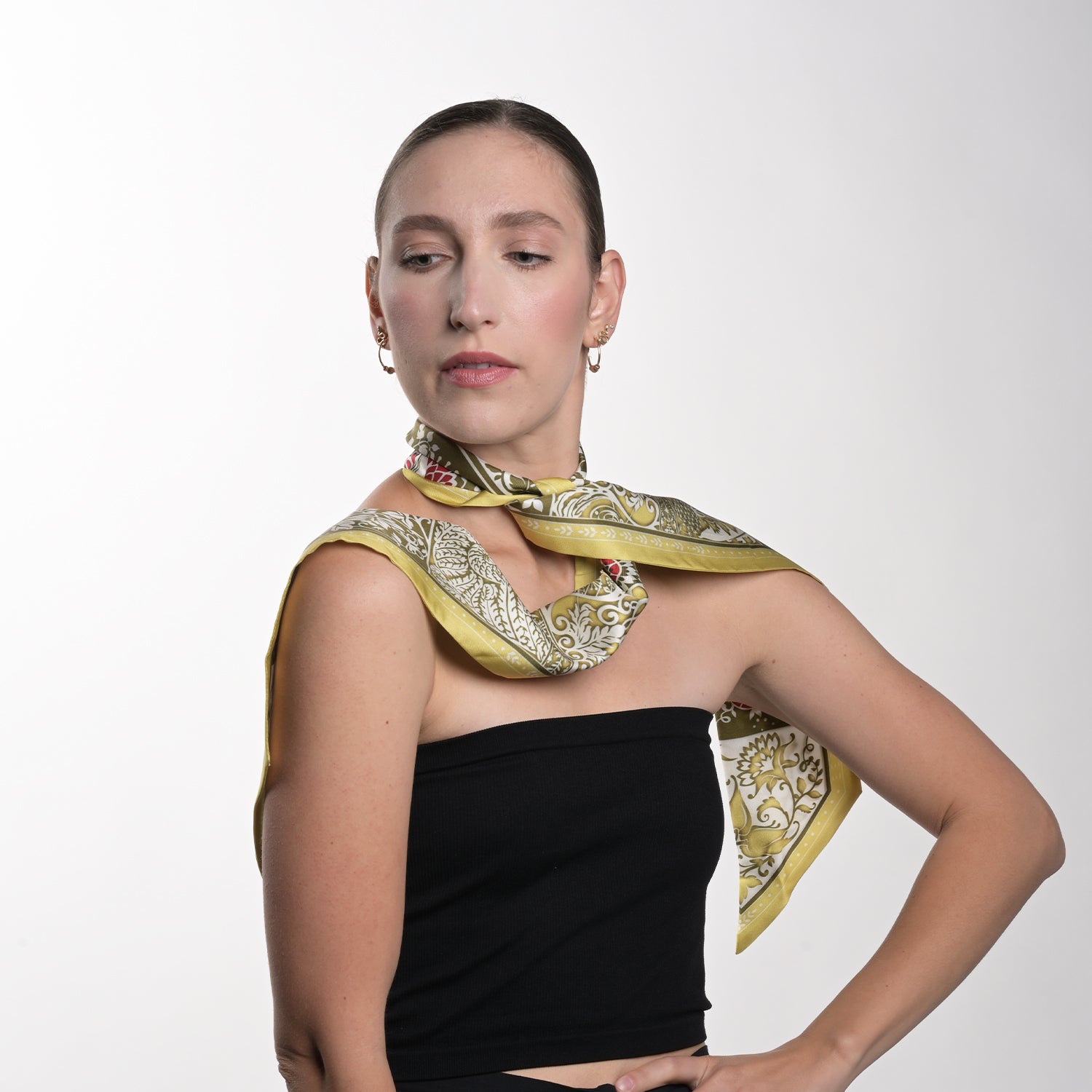 Tree of Life Silk Twill Scarf