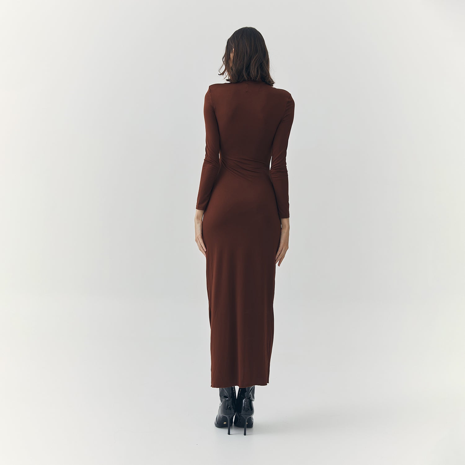 Evangeline Turtleneck Maxi Dress