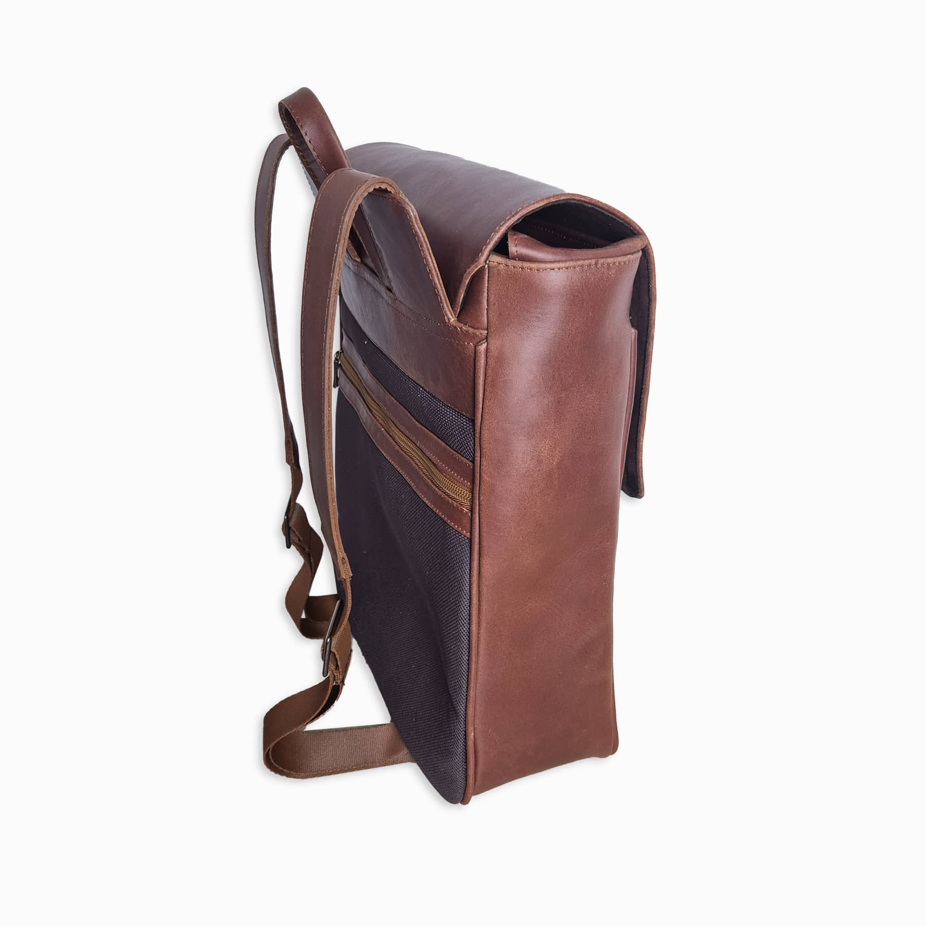 Brown  Leather Elite Laptop Backpack – Handmade Work Backpack with Pockets, Luxury Leather Bag
