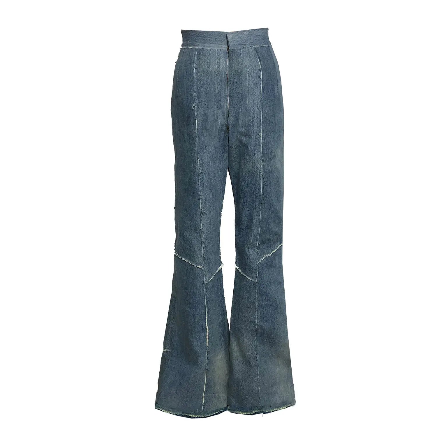 Cher Jean — High-Waisted Flare Medium Blue